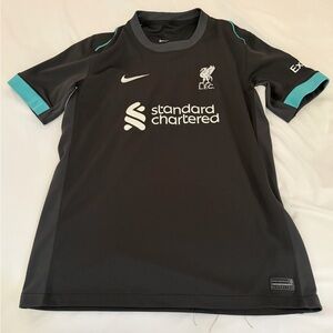 Nike Kids Liverpool Soccer Jersey with Teal Accents and White Logos